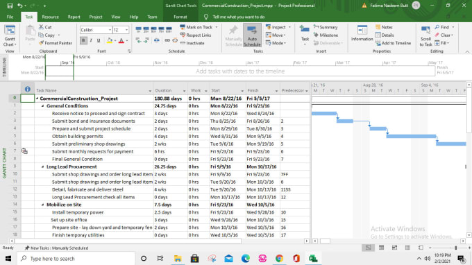 Gig Preview - Do project management tasks