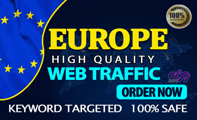 Gig Preview - Drive europe targeted daily visitors to your website