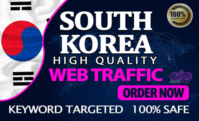 Gig Preview - Drive south korea targeted daily visitors to your website