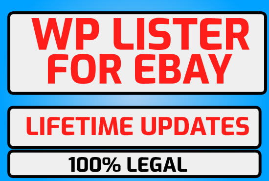 Gig Preview - Provide wp lister pro for ebay latest version lifetime updates