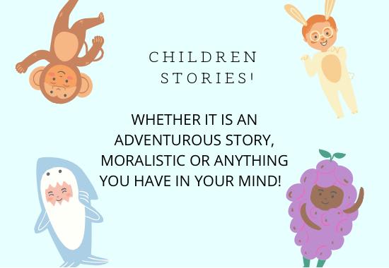 Gig Preview - Write children stories and books