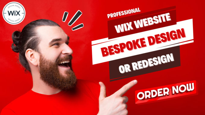 Gig Preview - Design wix website and redesign your business wix website