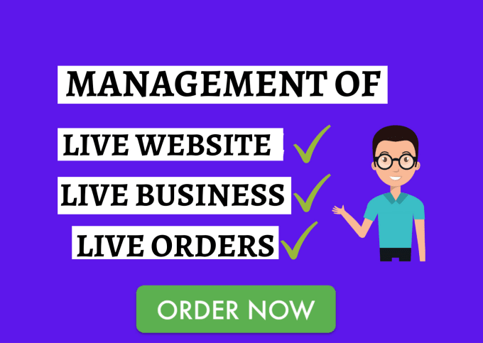 Gig Preview - Va for live website business orders