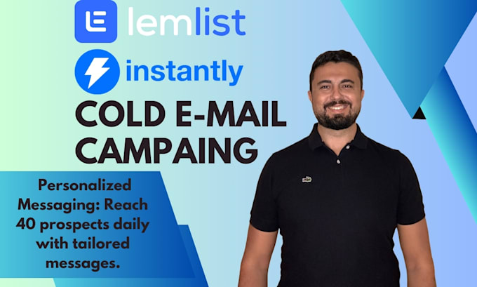 Gig Preview - Build your lemlist or instanly cold email campaign