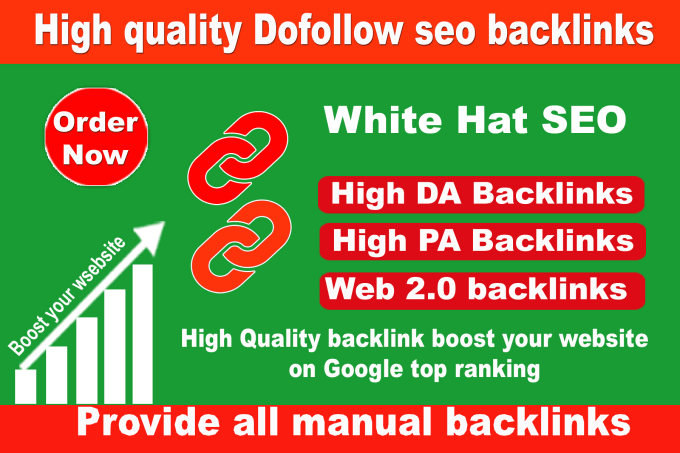 Gig Preview - Do quality dofollow seo backlink, linkbuilding for google top