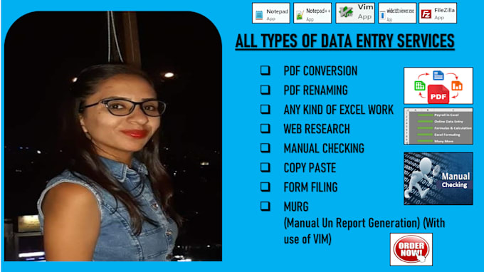 Bestseller - be your professional data entry operator