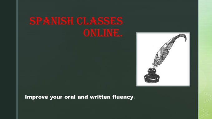 Gig Preview - Teach you spanish online