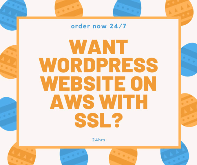 Gig Preview - Install wordpress on AWS or google cloud server with SSL