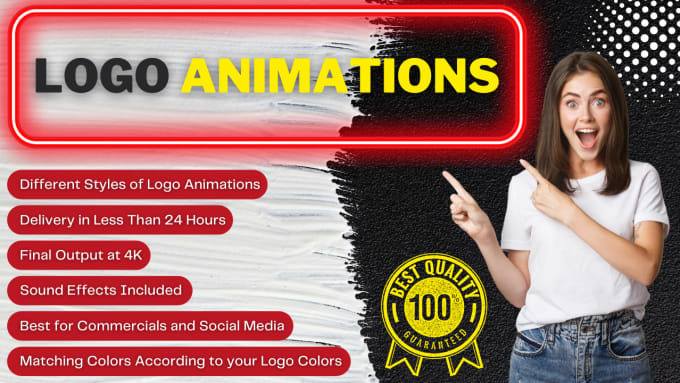 Gig Preview - Do professional logo animations to make your brand stand out