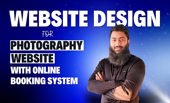 Gig Preview - Create or design your photography website with online booking system