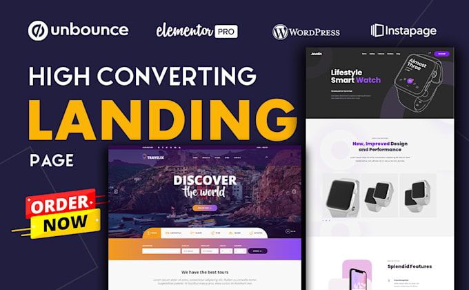 Gig Preview - Create high converting unbounce landing page