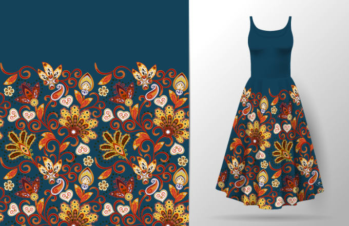 Gig Preview - Design trendy seamless pattern for clothing