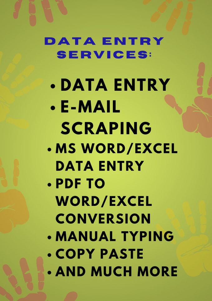 Gig Preview - Do accurate fastest excel data entry, data collection, web scraping