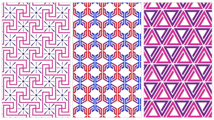 Gig Preview - Create seamless pattern and abstract geometric pattern