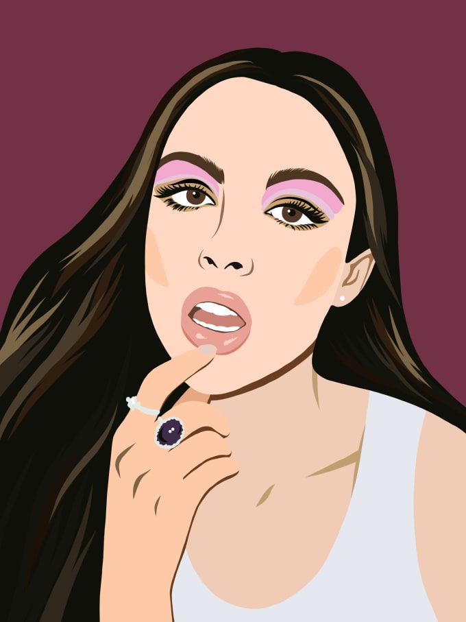 Gig Preview - Draw a vector portrait from your photo