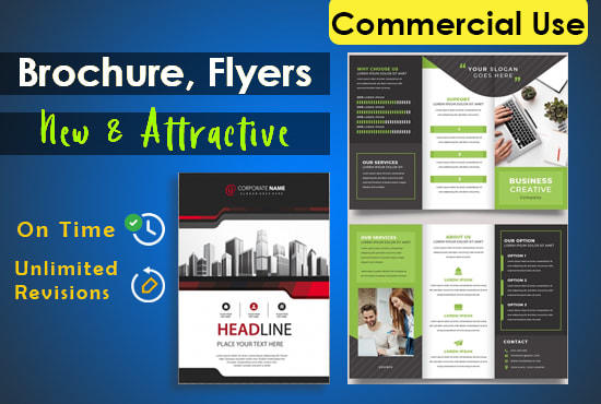 Gig Preview - Customized fixes for brochures and flyers