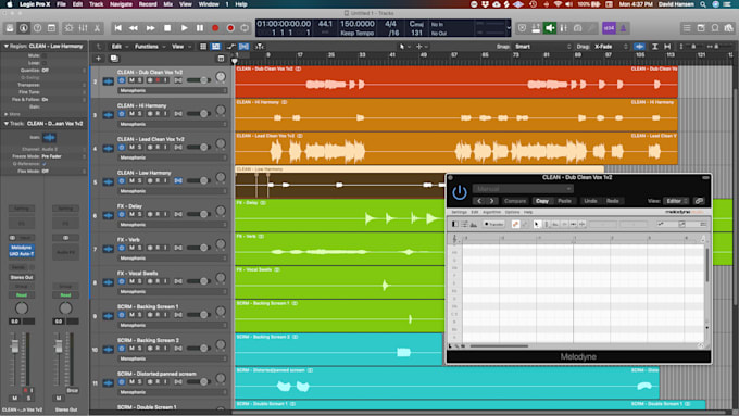 Gig Preview - Edit and tune your vocal tracks