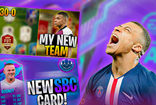 Gig Preview - Design epic FIFA thumbnails