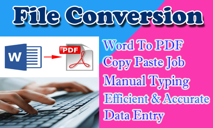 Gig Preview - Convert your PDF file into word or excel