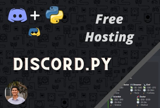 Gig Preview - Create and host a custom discord bot using discordpy