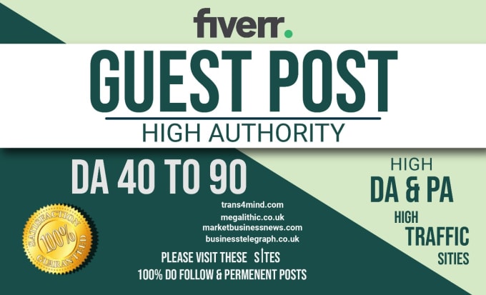 Bestseller - publish high quality guest post on my da  60  website