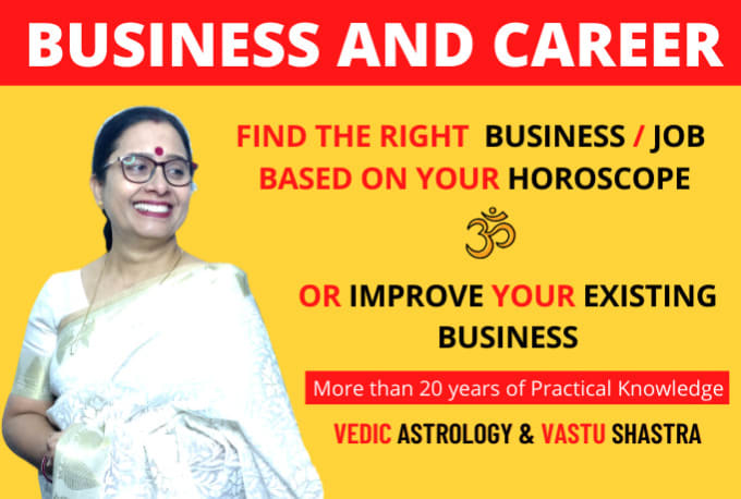 Gig Preview - Tell best career for you based on vedic astrology