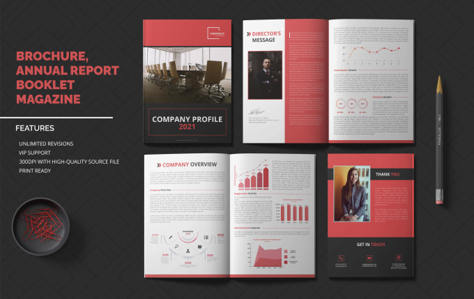 Gig Preview - Do business brochure, annual report, catalog, booklet design