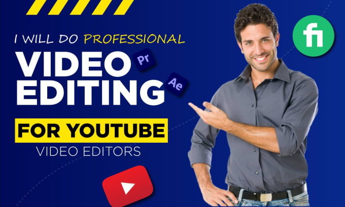 Gig Preview - Do professional video editing for youtube, video editors