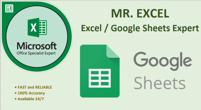 Gig Preview - Create excel spreadsheet google sheets excel vba data entry excel formula macro