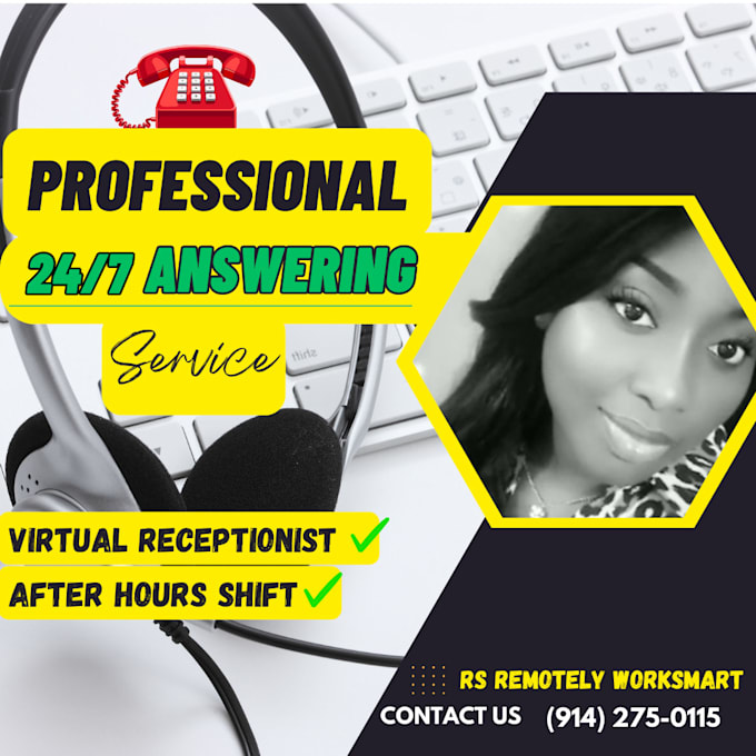 Gig Preview - Do professional virtual receptionist or answering service