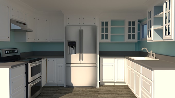 Gig Preview - Kitchen remodeling and photo real rendering