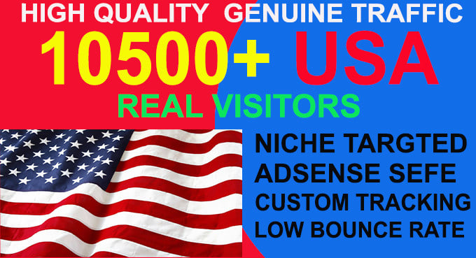 Gig Preview - Bring  real USA targeted traffic,quality visitors to your website