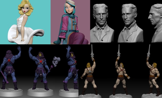 Gig Preview - Sculpt your miniature or figure for 3d printing