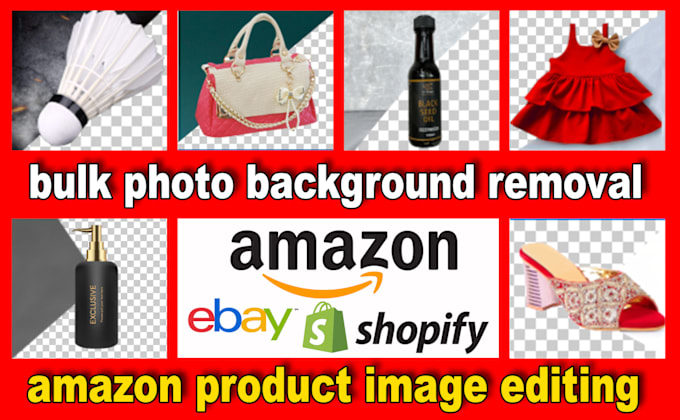 Gig Preview - Do bulk photo background removal and amazon product image editing