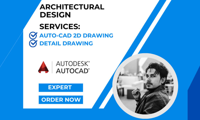 Gig Preview - Draw 2d 3d architectural floor plans in autocad with layouts