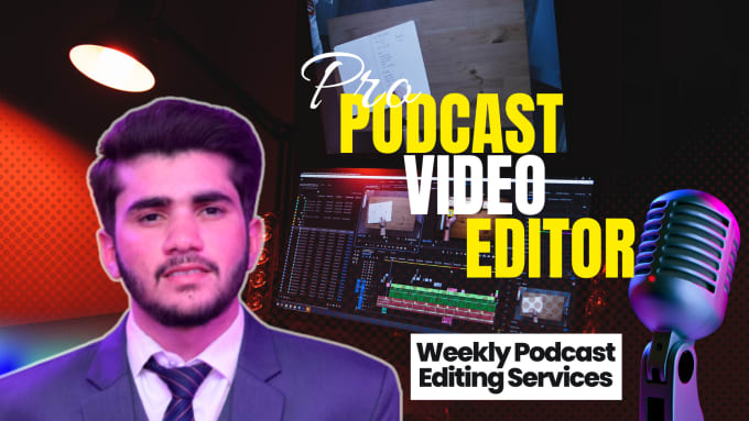 Gig Preview - Do video podcasts, zoom podcast editing professionally