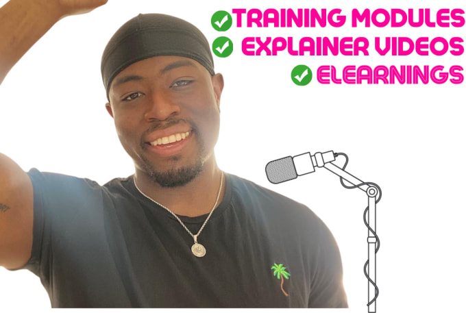 Gig Preview - Record your professional elearning training voice over