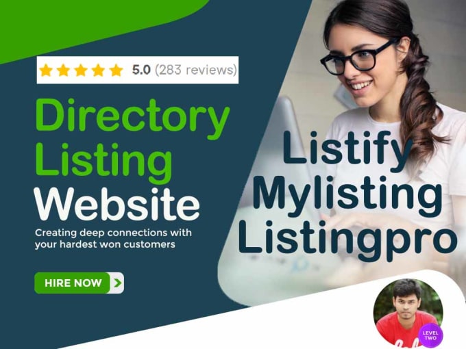 Gig Preview - Build directory  website using mylisting and listingpro