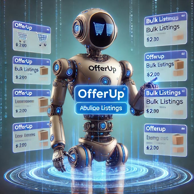 Gig Preview - Boost your offerup sales with our exclusive offerup bot and auto listing tool