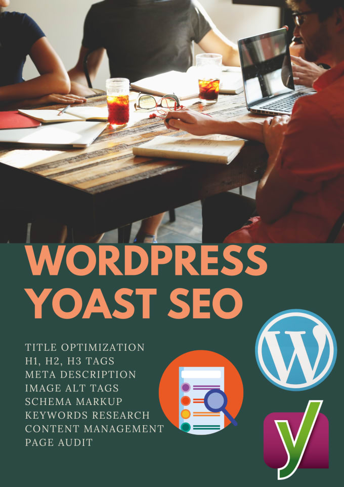 Gig Preview - Do on page search engine optimization with yoast SEO on wordpress