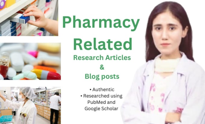 Gig Preview - Write pharmacy articles and blog posts