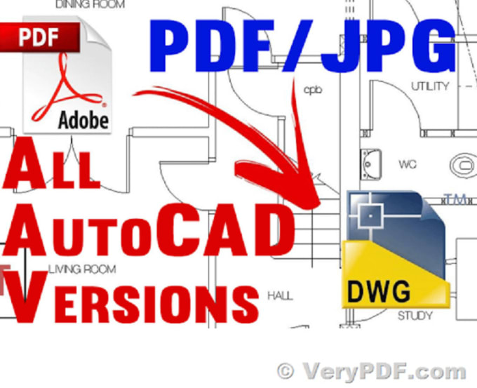 Gig Preview - Convert pdf, sketch or image to autocad drawing