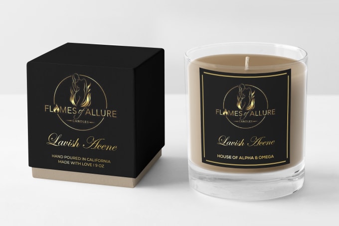 Gig Preview - Design editable candle label