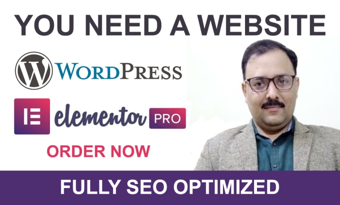 Gig Preview - Create or customize wordpress website with elementor