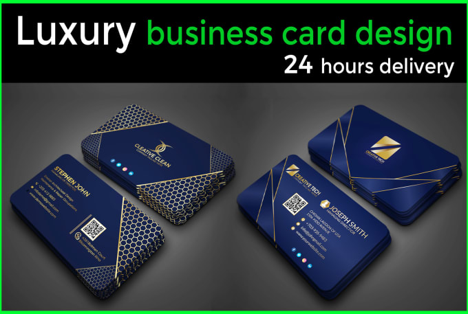 Bestseller - create digital luxury business card design