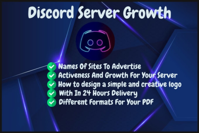 Gig Preview - Give a guide on how to grow your discord server