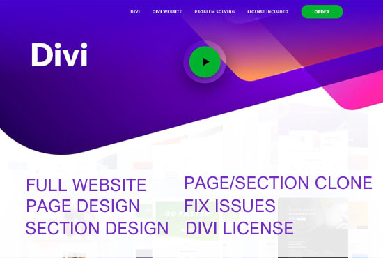 Bestseller - create responsive wordpress website using divi builder