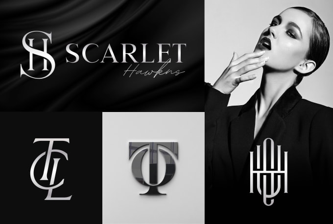 Gig Preview - Do luxury modern minimalist elegant initial letter monogram clothing logo design