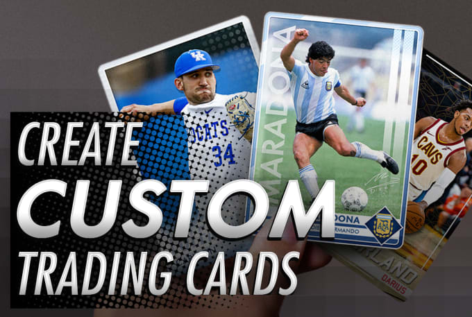 Gig Preview - Design customized trading cards for you and your team