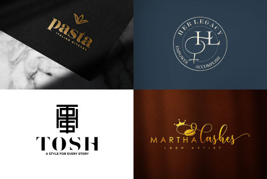 Gig Preview - Design modern fashion luxury signature clothing brand logo